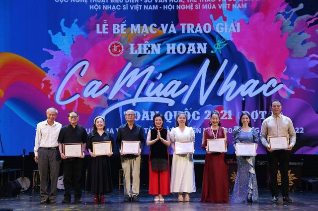 Nhiều tác phẩm được trao giải trong Liên hoan Ca Múa Nhạc toàn quốc - 2021 (Đợt 2) Nhiều tác phẩm được trao giải trong Liên hoan Ca Múa Nhạc toàn quốc - 2021 (Đợt 2)