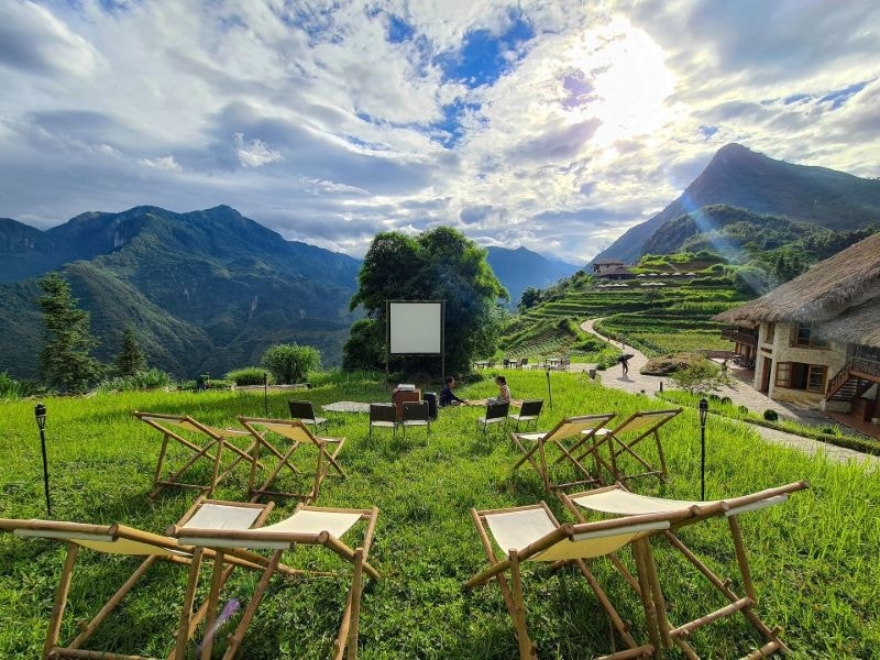 Rạp chiếu phim tại Topas Ecolodge (Sa Pa)