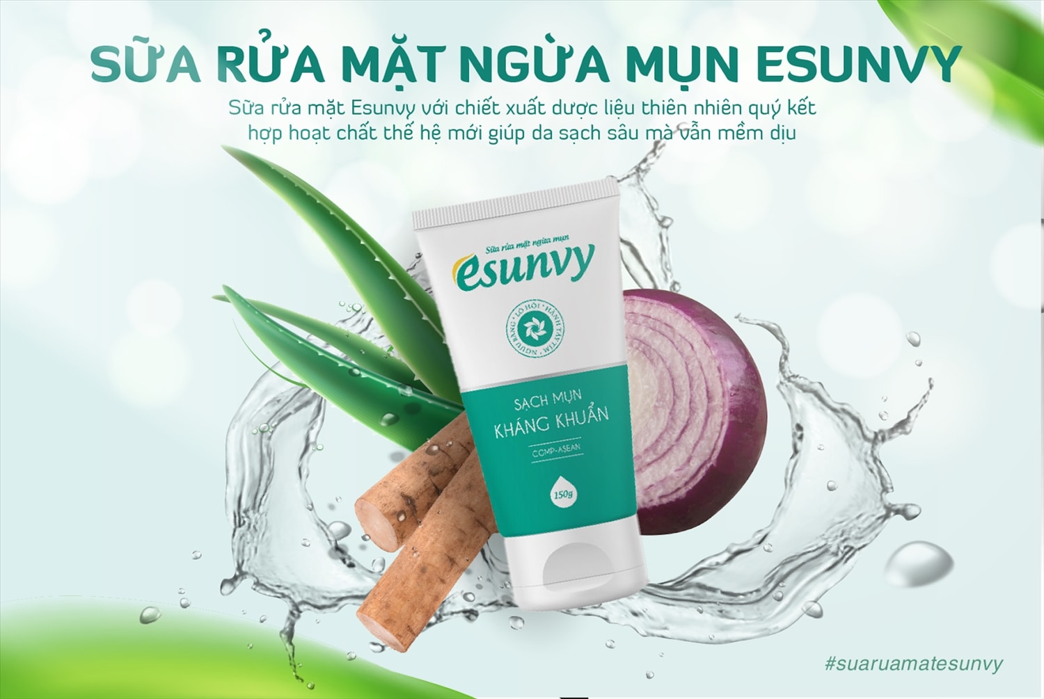 Sữa rửa mặt ngừa mụn Esunvy Sữa rửa mặt ngừa mụn Esunvy