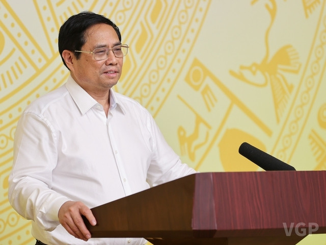 Thủ tướng: Đảng ủy Khối có vai trò rất quan trọng trong công tác cơ cấu lại DNNN, nhất là trong việc phát huy tối đa các nguồn lực mà khối DNNN đang nắm giữ - Ảnh: VGP/Nhật Bắc