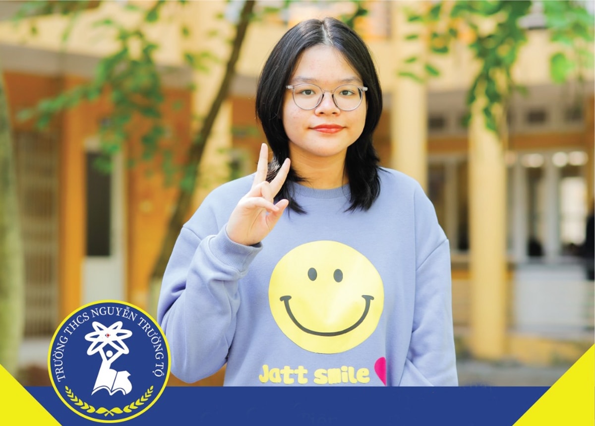 Em Nguyễn Khánh Ly - học sinh Lớp 9A11 đỗ 5 nguyện vọng trong kỳ thi vào lớp 10