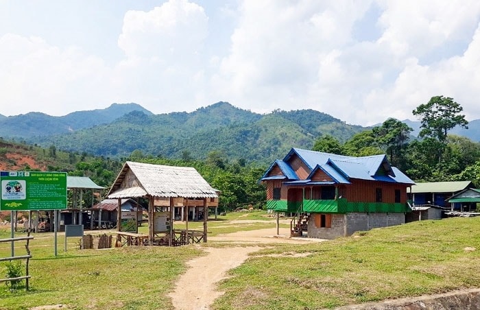Một góc làng du lịch cộng đồng thôn Chênh Vênh Một góc làng du lịch cộng đồng thôn Chênh Vênh