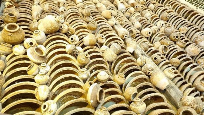 Những cổ vật được trục vớt từ những con tàu đắm. (Ảnh: VGP/Lưu Hương)