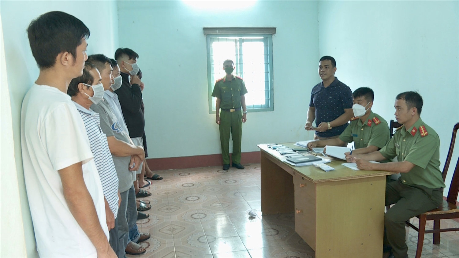 Các đối tượng tại cơ quan điều tra