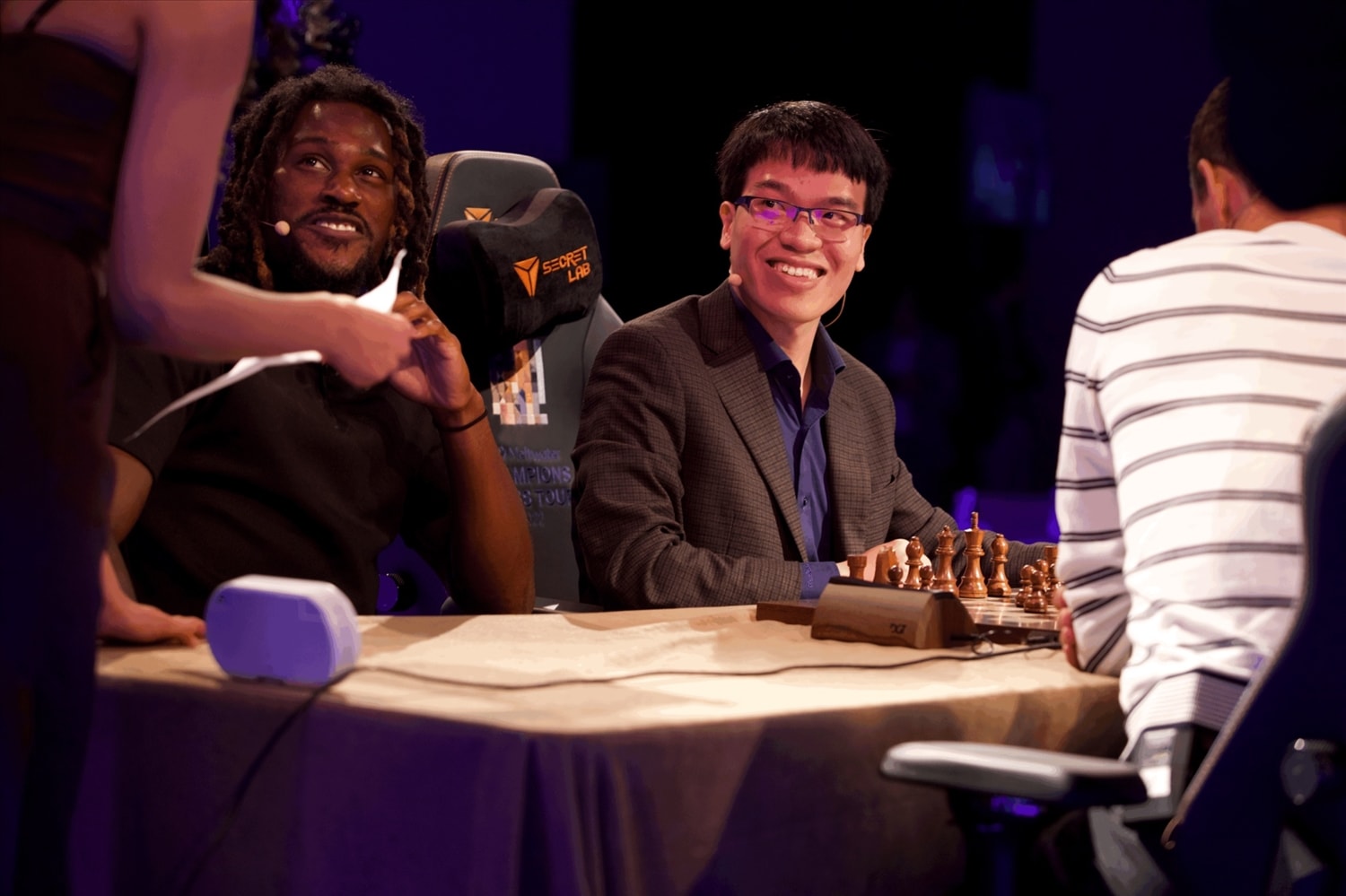 Lê Quang Liêm tại FTX Crypto Cup (Ảnh: chess24)