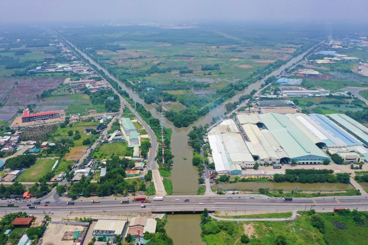 Một phần khu đô thị Tây Bắc TP. Hồ Chí Minh (huyện Hóc Môn) bị 