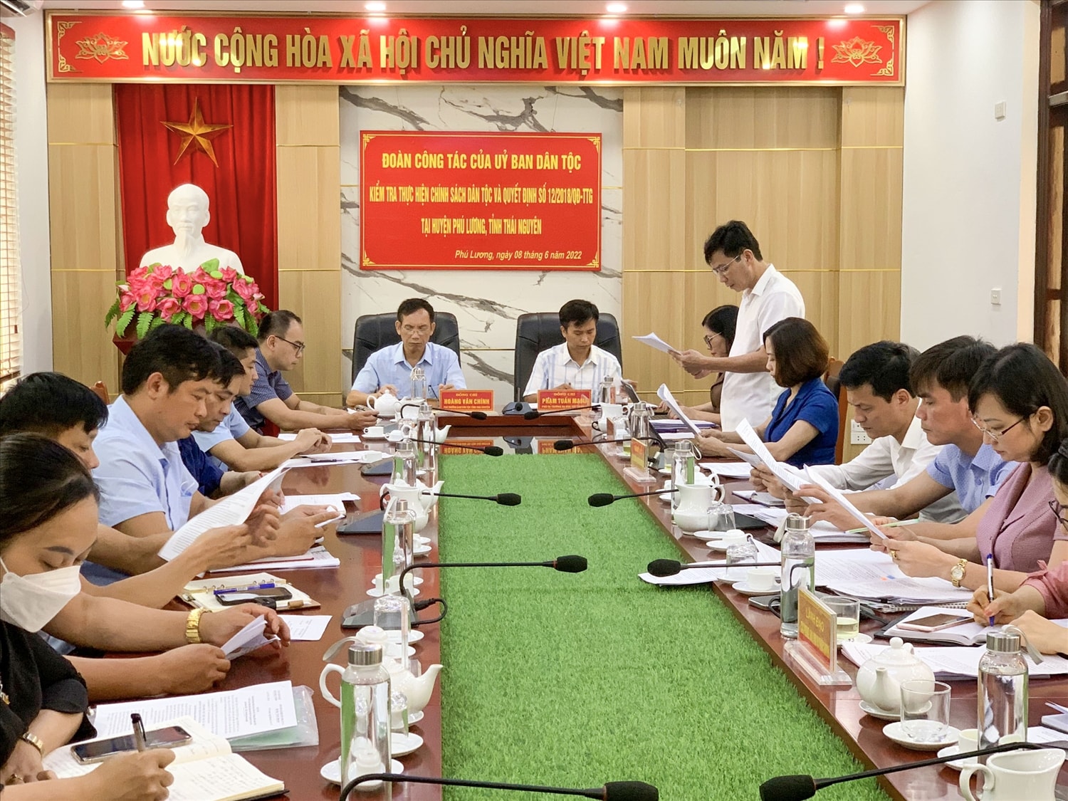 Đoàn công tác của Ủy ban Dân tộc kiểm tra thực hiện chính sách dân tộc trên địa bàn Thái Nguyên Đoàn công tác của Ủy ban Dân tộc kiểm tra thực hiện chính sách dân tộc trên địa bàn Thái Nguyên
