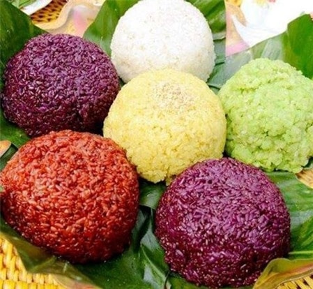 Món xôi bảy màu Món xôi bảy màu