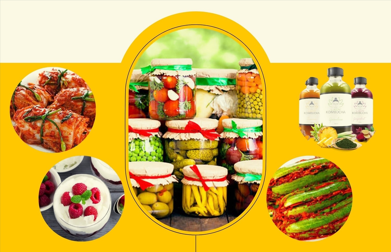 Thực phẩm lên men đã trải qua quá trình tự nhiên được lên men bởi vi khuẩn có lợi, nấm hoặc men giúp cải thiện sức khỏe. Ảnh minh họa Thực phẩm lên men đã trải qua quá trình tự nhiên được lên men bởi vi khuẩn có lợi, nấm hoặc men giúp cải thiện sức khỏe. Ảnh minh họa
