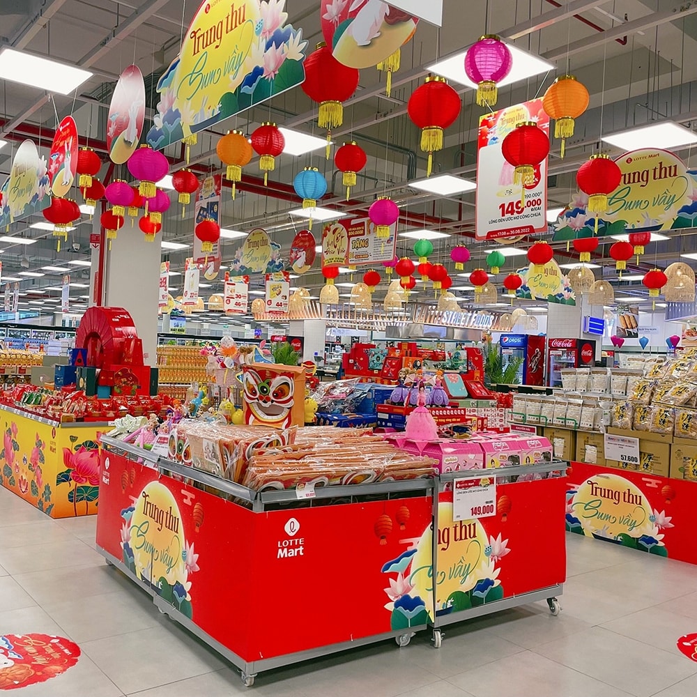 Không khí Trung thu tràn ngập Loter Không khí Trung thu tràn ngập Lotte Mart