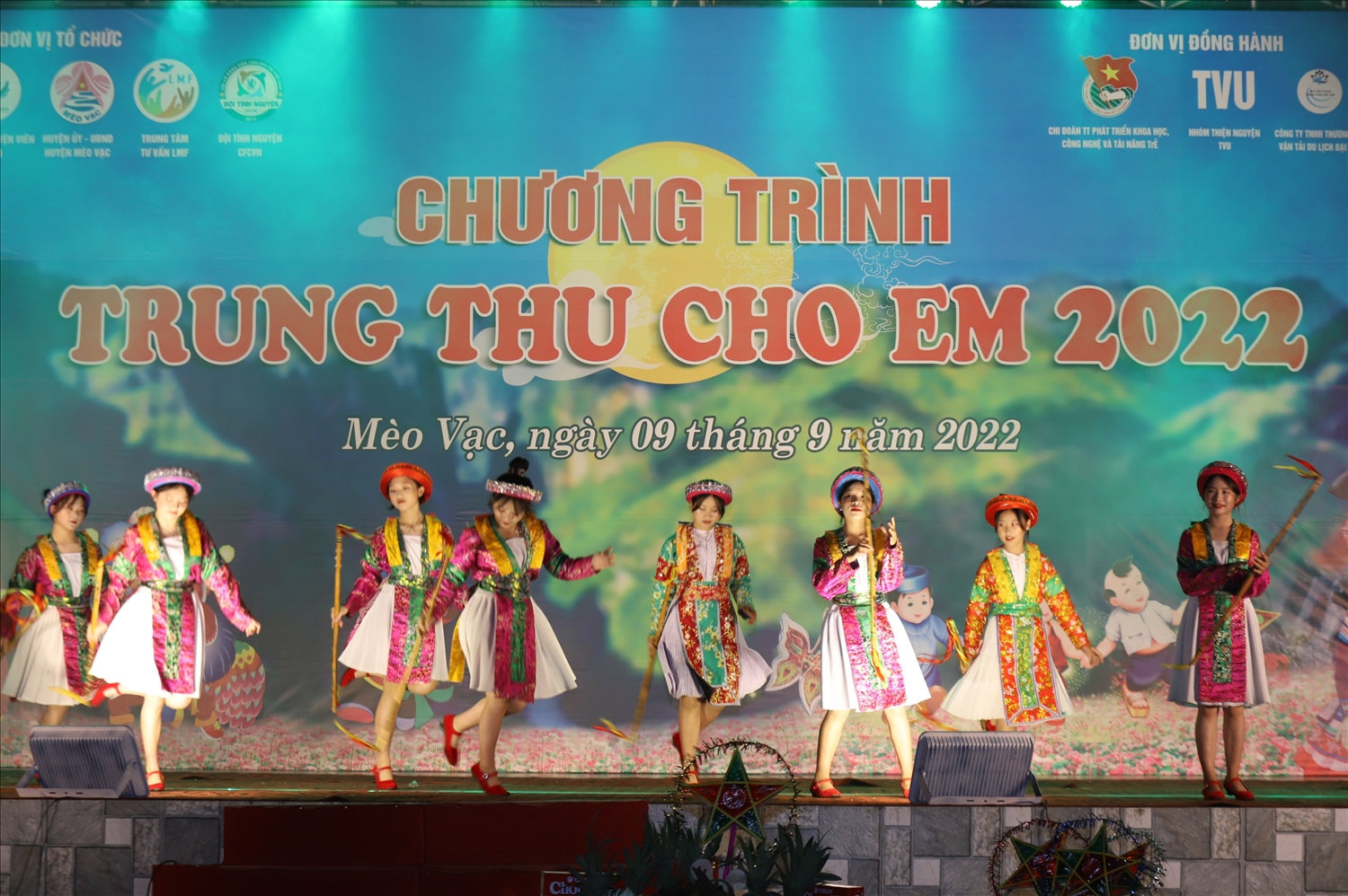 Một tiết mục văn nghệ hấp dẫn tại đêm Trung thu