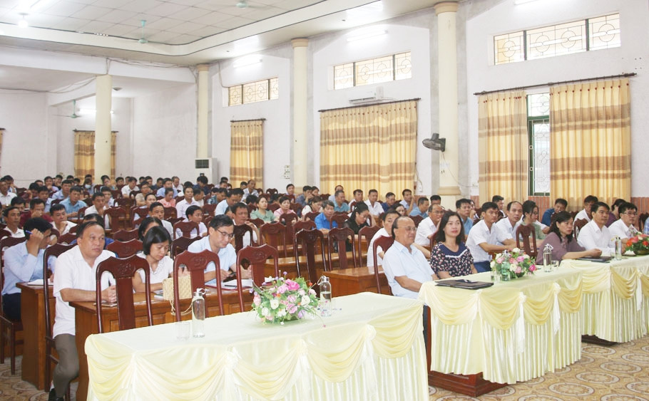 Toàn cảnh lớp bồi dưỡng nghiệp vụ công tác dân vận năm 2022 tỉnh Bắc Giang 