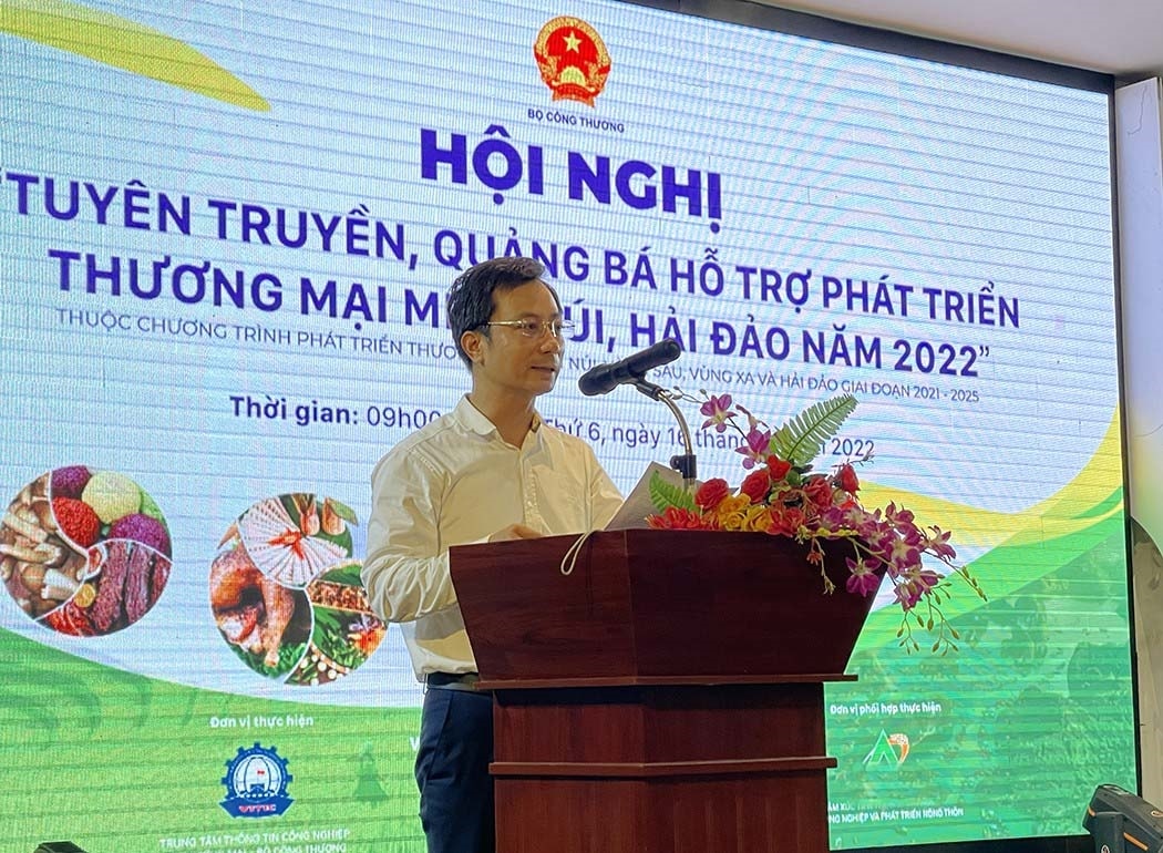 Ông Trần Duy Đông - Vụ trưởng Vụ thị trường trong nước (Bộ Công Thương) phát biểu tại Hội nghị Ông Trần Duy Đông - Vụ trưởng Vụ thị trường trong nước (Bộ Công Thương) phát biểu tại Hội nghị