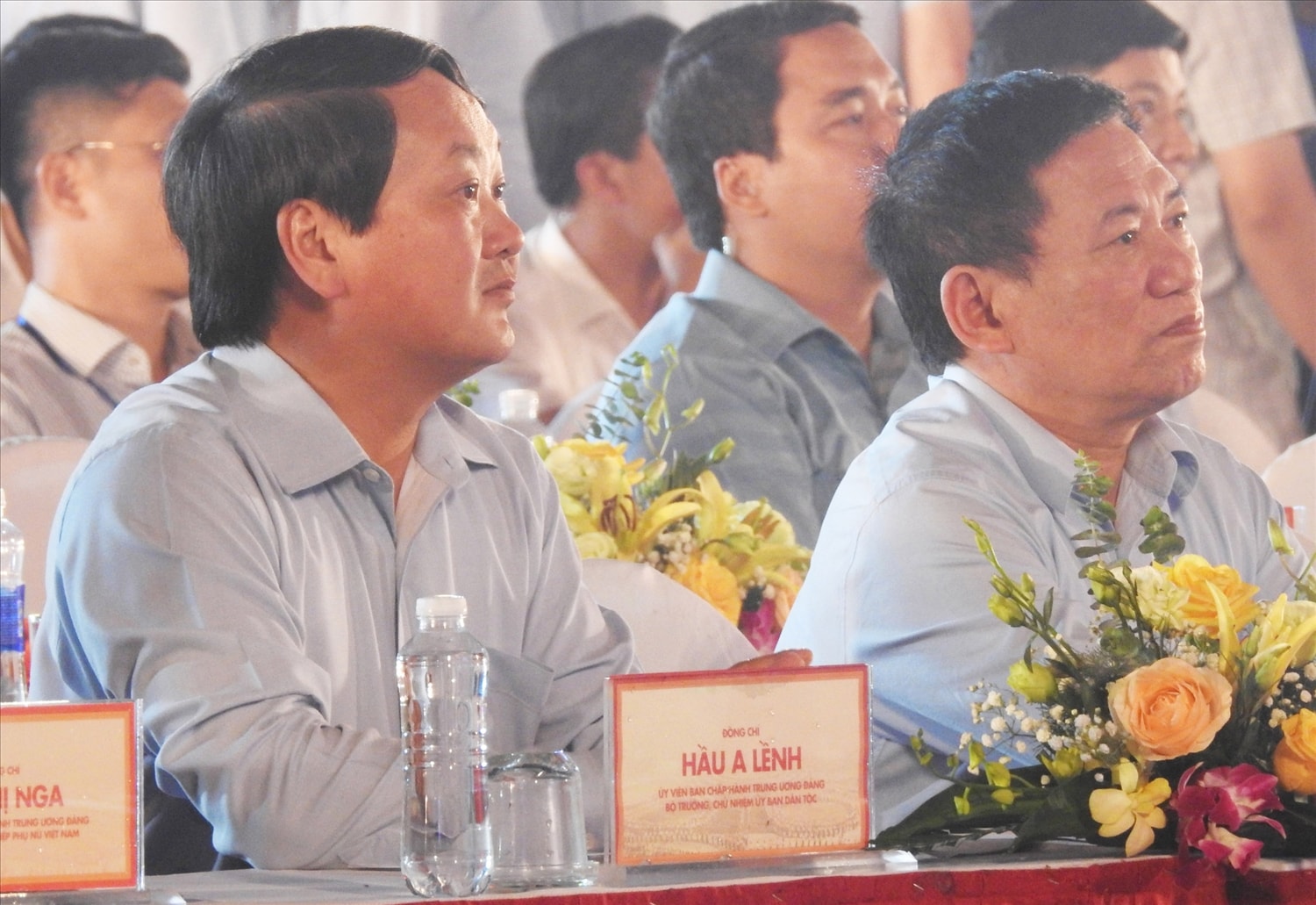 Bộ trưởng, Chủ nhiệm Ủy ban Dân tộc Hầu A Lềnh tham dự sự kiện