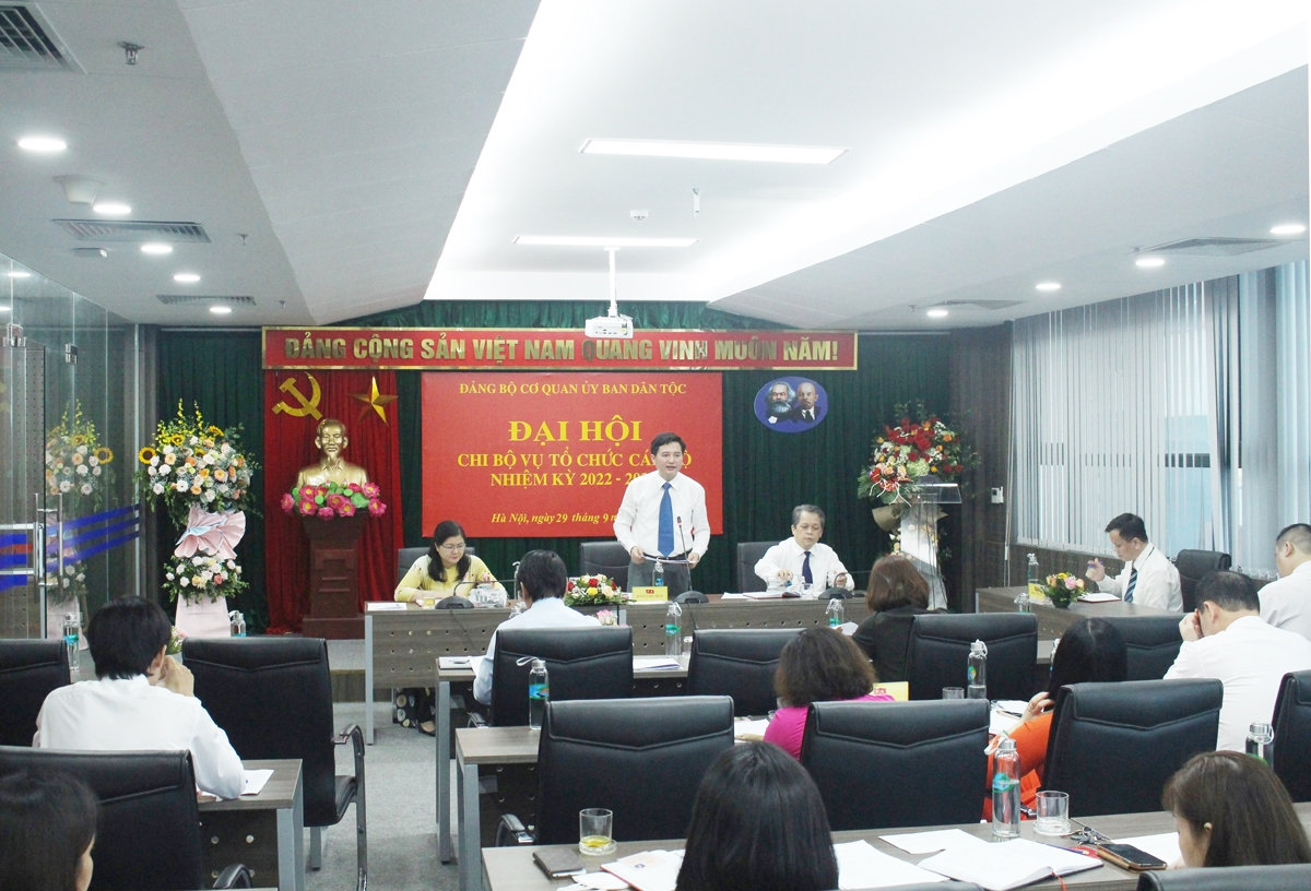 (TIN TS) Đại hội Chi bộ Vụ Tổ chức cán bộ nhiệm kỳ 2022 - 2025 thành công tốt đẹp