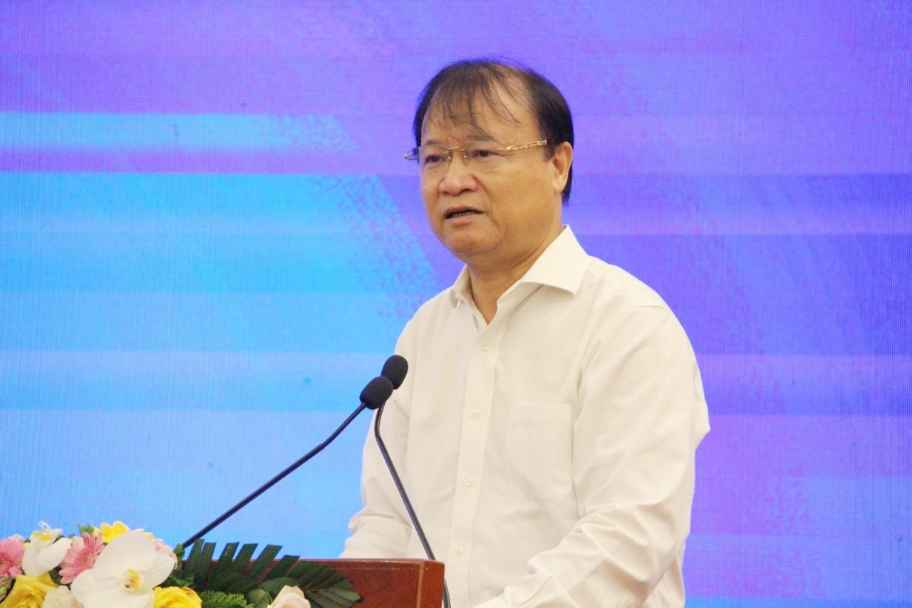 Thứ trưởng Bộ Công Thương Đỗ Thắng Hải phát biểu khai mạc Diễn đàn