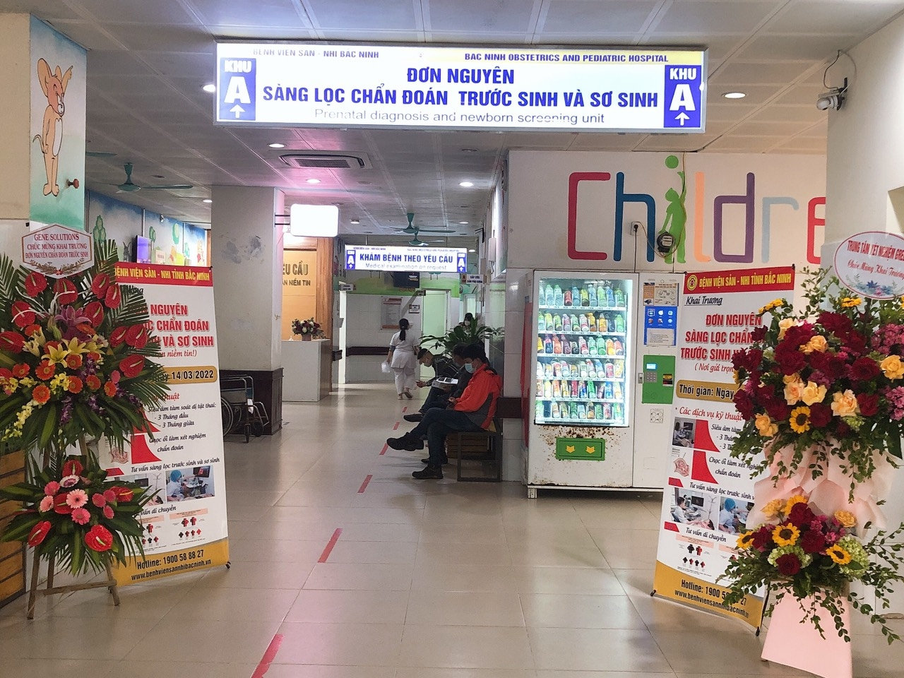 Đơn nguyên Sàng lọc chẩn đoán trước sinh, và sơ sinh tại tầng 1 Bệnh viện Đơn nguyên Sàng lọc chẩn đoán trước sinh, và sơ sinh tại tầng 1 Bệnh viện