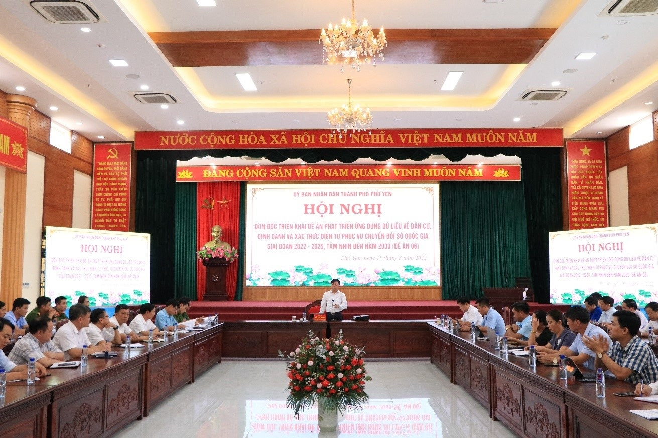 Hội nghị đôn đốc triển khai Đề án phát triển ứng dụng dữ liệu về dân cư, định danh và xác thực điện tử phục vụ chuyển đổi số quốc gia giai đoạn 2022 - 2025