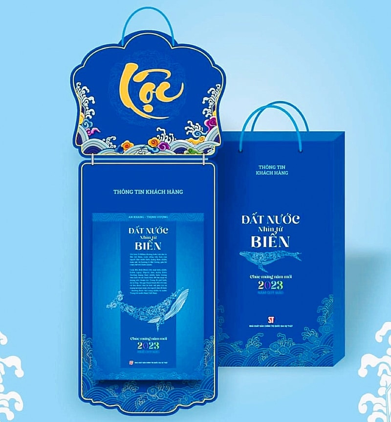 Bộ lịch bloc “Đất nước nhìn từ biển”.