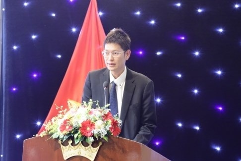 Bí thư thứ nhất, Đại sứ quán Nhật Bản tại Việt Nam Sasaki Shohei phát biểu tại Hội nghị