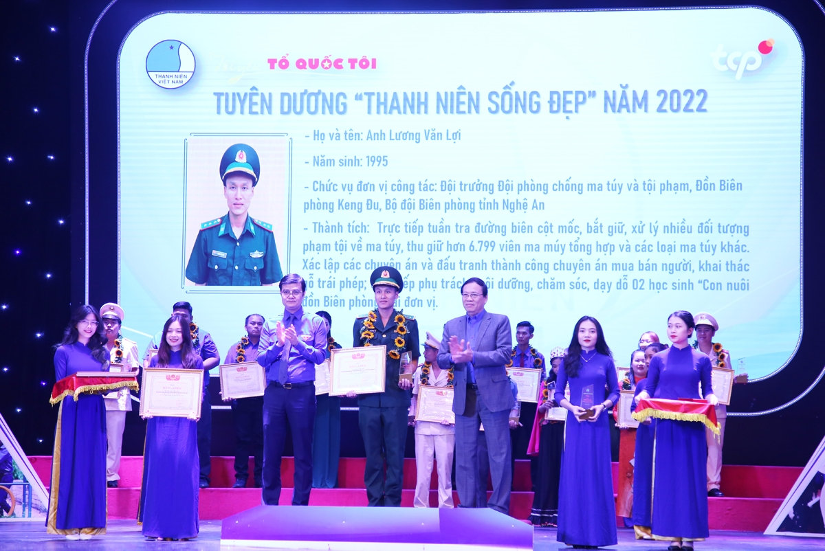 Vinh danh gương thanh niên sống đẹp và cán bộ Hội tiêu biểu năm 2022 