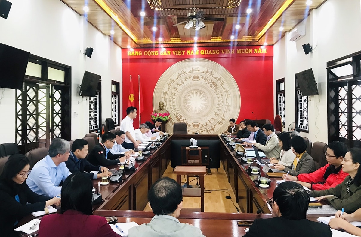 Đoàn công tác làm việc tại huyện A Lưới Đoàn công tác làm việc tại huyện A Lưới
