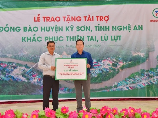 Trungnam Group: Chia sẻ cùng nhân dân Kỳ Sơn vượt qua lũ dữ - Tái thiết cuộc sống 1