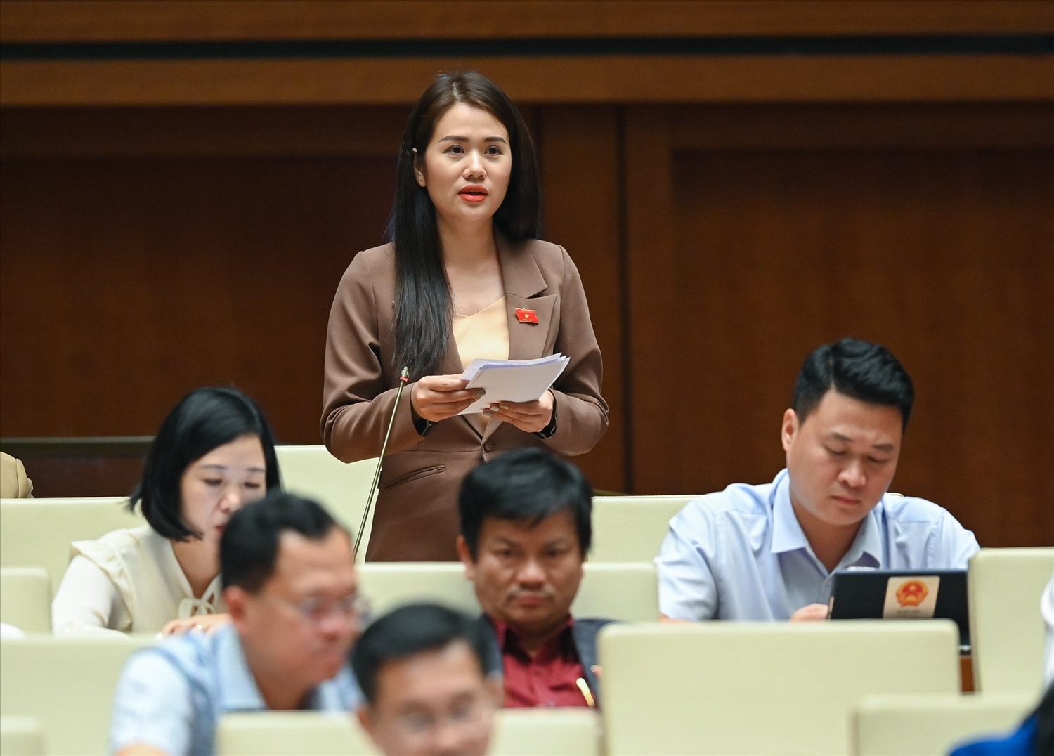 Đại biểu Vương Thị Hương - Đoàn đại biểu Quốc hội tỉnh Hà Giang