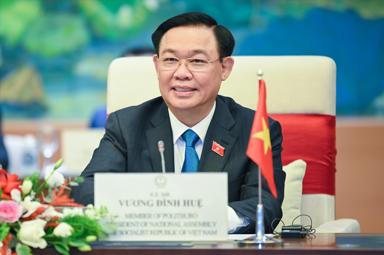 Chủ tịch Quốc hội Vương Đình Huệ tại hội đàm Chủ tịch Quốc hội Vương Đình Huệ tại hội đàm