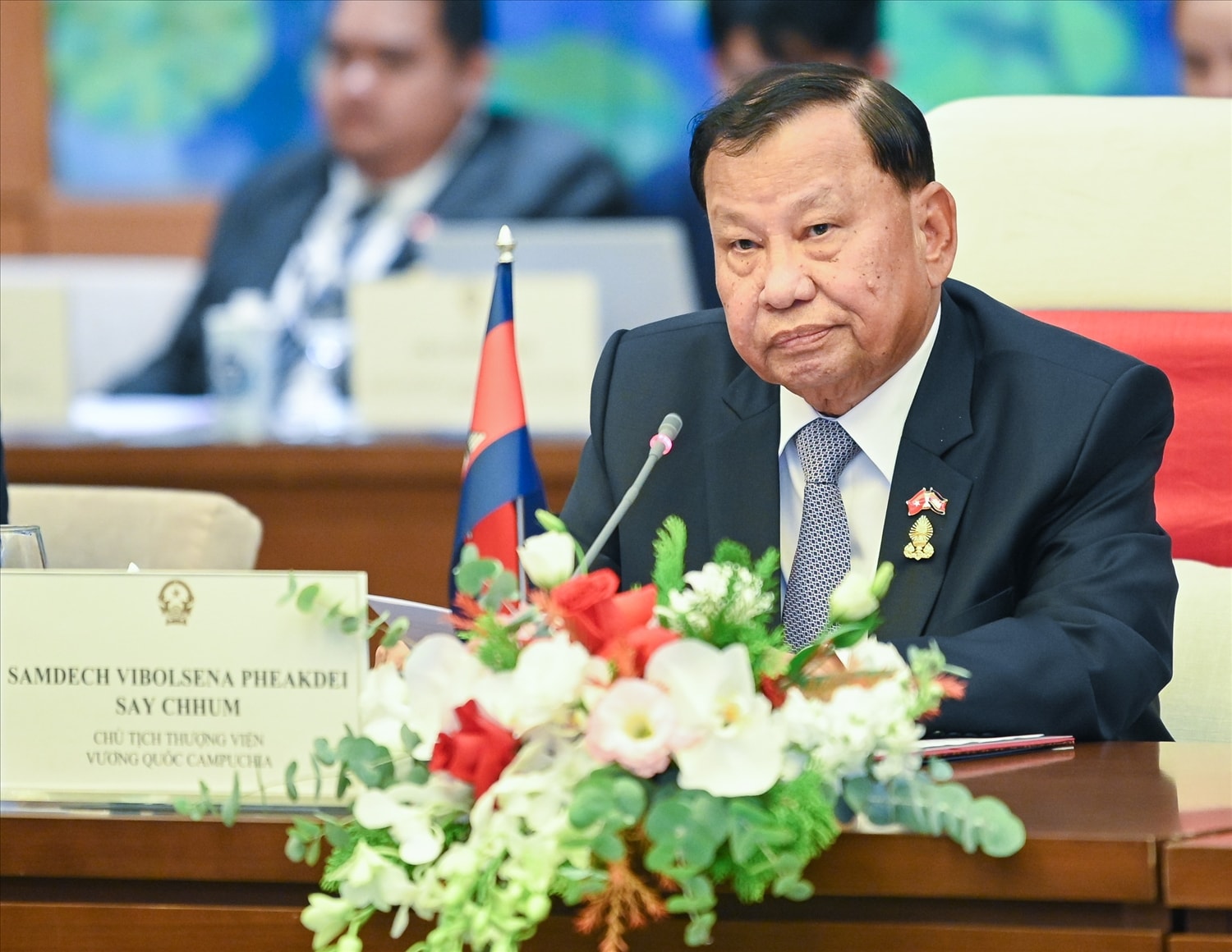 Chủ tịch Thượng viện Vương quốc Campuchia Samdech Say Chhum Chủ tịch Thượng viện Vương quốc Campuchia Samdech Say Chhum