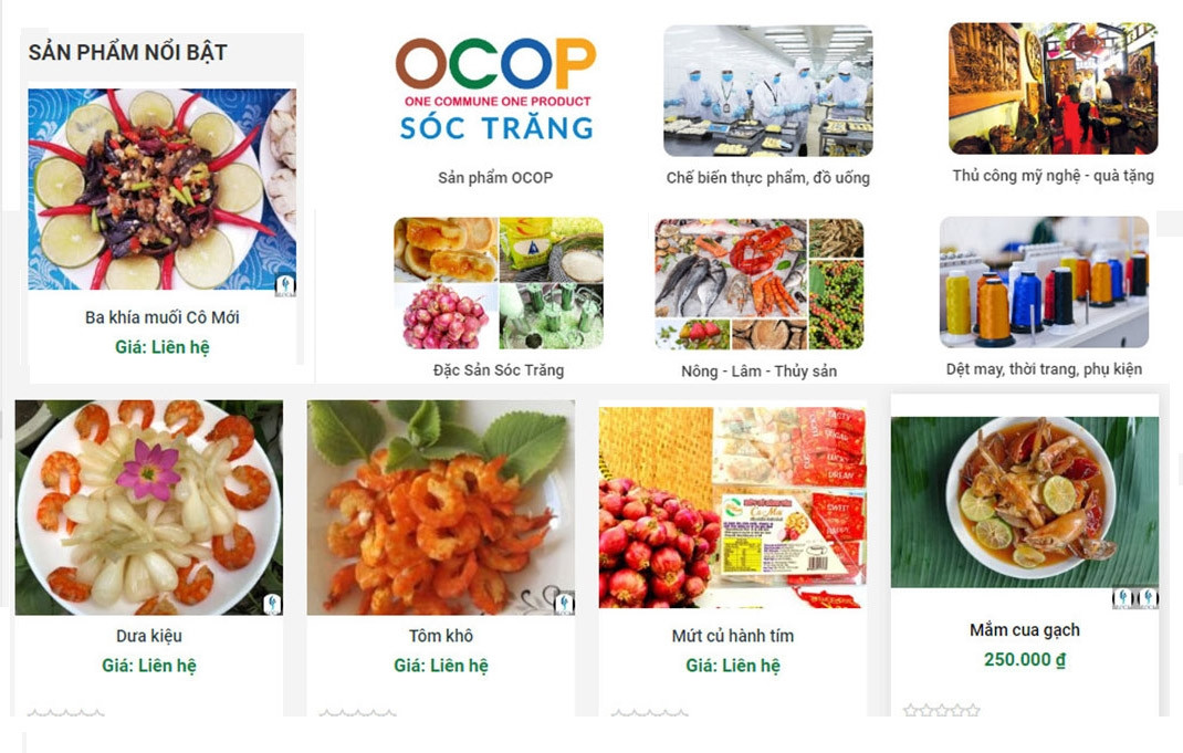 Sàn giao dịch thương mại điện tử tỉnh Sóc Trăng sẽ ra mắt trong dịp này