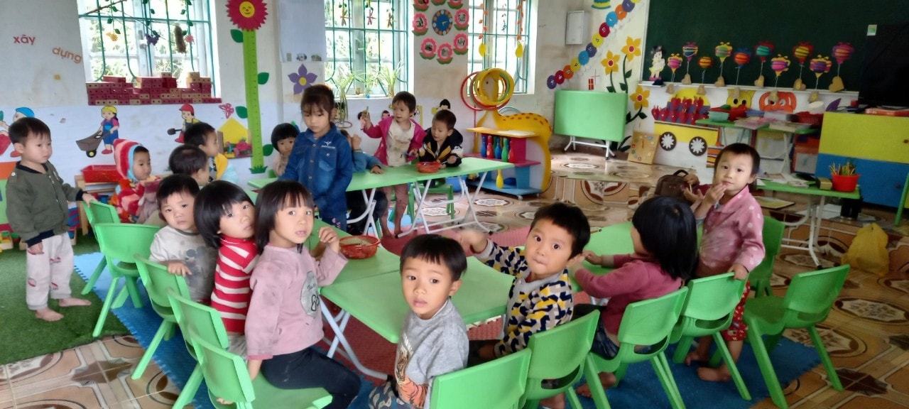 Điểm trường mầm non ở bản Ngàm Lồm, xã Kim Cúc, huyện Bảo Lạc, tỉnh Cao Bằng. Điểm trường mầm non ở bản Ngàm Lồm, xã Kim Cúc, huyện Bảo Lạc, tỉnh Cao Bằng