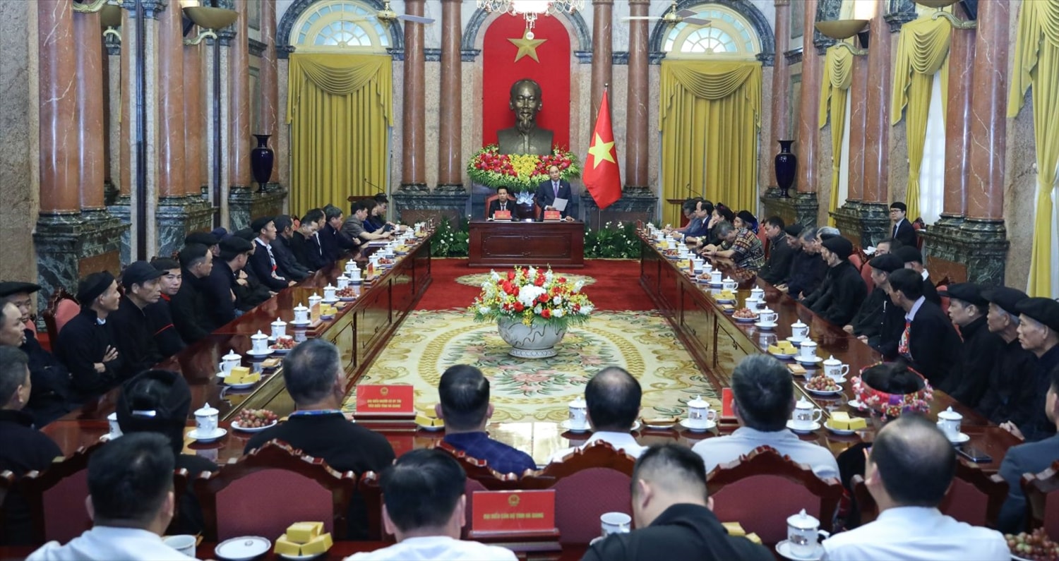 Quang cảnh buổi gặp mặt. Ảnh: VPCTN