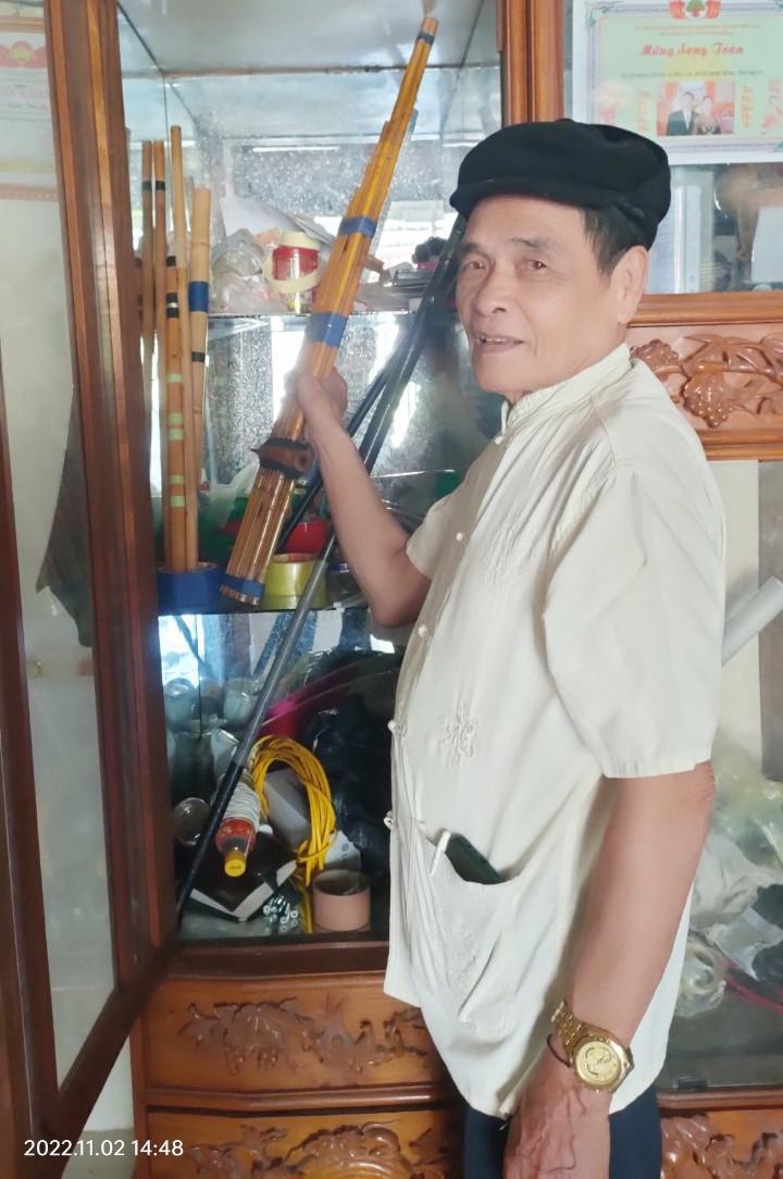 Ông Lương Xuân Thuyết, bản Mà, xã Ngọc Lâm, huyện Thanh Chương, Nghệ An