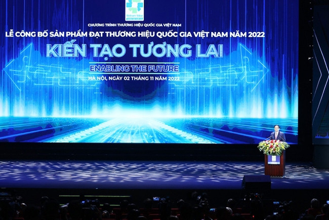 Thủ tướng Phạm Minh Chính nêu rõ, xây dựng thương hiệu quốc gia là một nhiệm vụ có ý nghĩa đặc biệt quan trọng, vừa có tính cấp bách, vừa mang tính chiến lược. (Ảnh: VGP/Nhật Bắc)