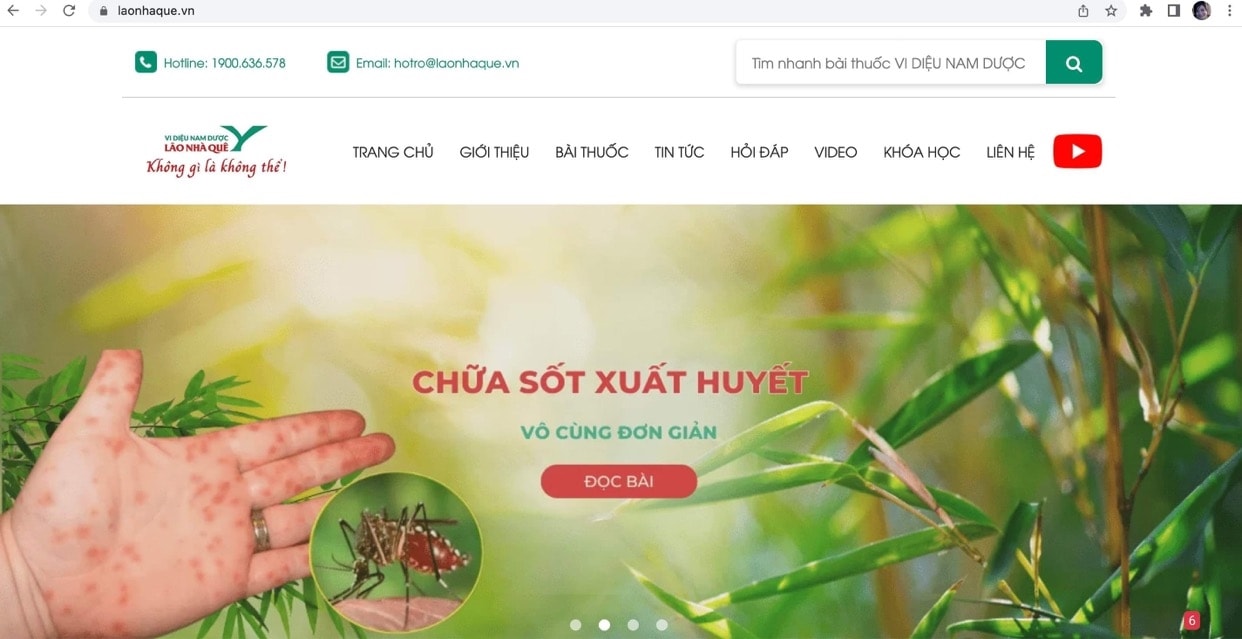 Laonhaque.vn giới thiệu bài thuốc dân gian