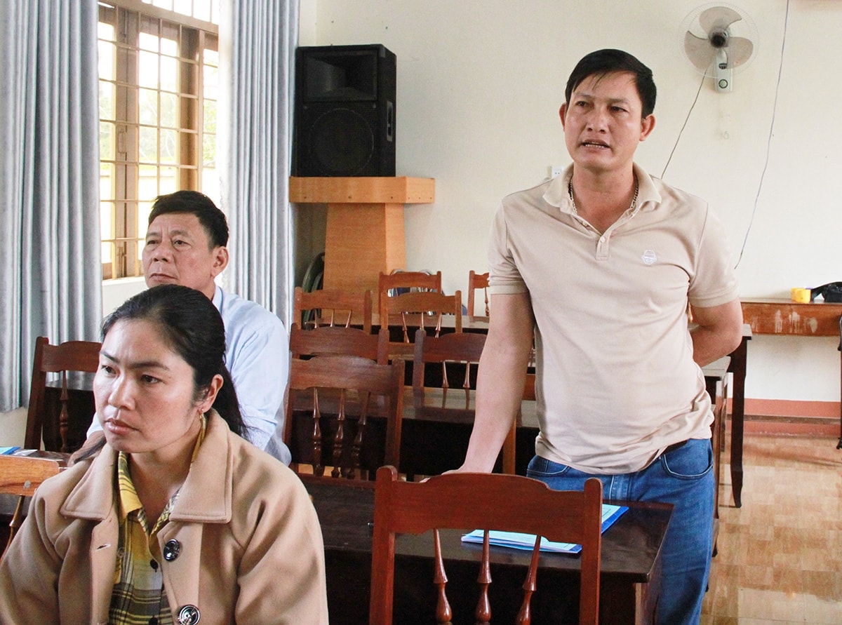 Học viên chia sẻ trực tiếp tại lớp tập huấn Học viên chia sẻ trực tiếp tại lớp tập huấn