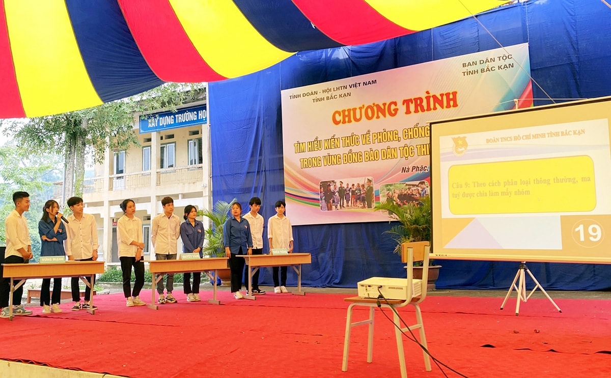 Hội thi tuyên truyền PBGDPL tại huyện Ba Bể năm 2021. (Ảnh: Hoàng Chúc) Hội thi tuyên truyền PBGDPL tại huyện Ba Bể năm 2021. (Ảnh: Hoàng Chúc)