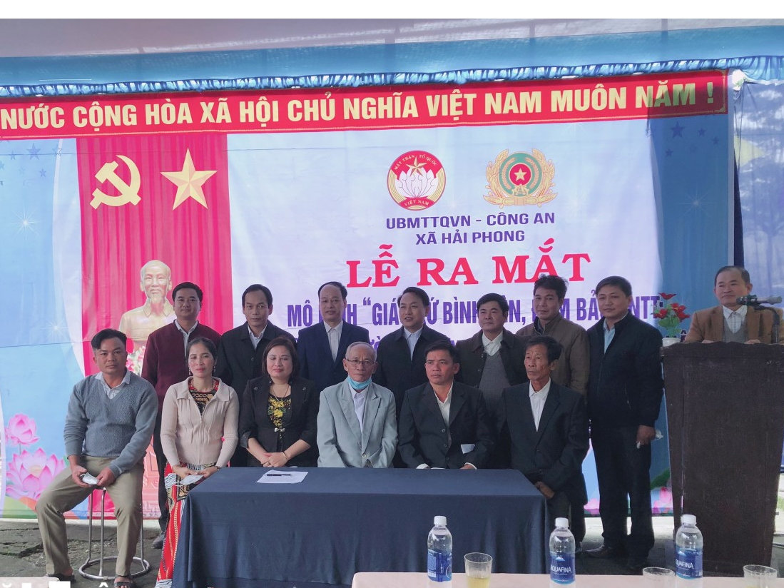 Mô hình “ Giáo xứ bình yên, đảm bảo ANTT, bảo vệ môi trường và ứng phó với biến đổi khí hậu” tại thôn Hội Điền, xã Hải Phong (Hải Lăng, Quảng Trị)