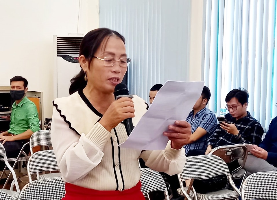 Đại diện các HTX phát biểu tại Hội nghị