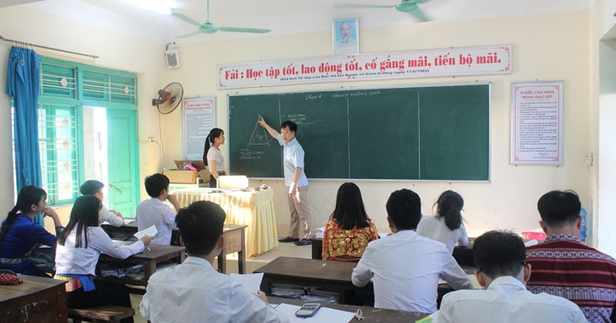 Mạng lưới các trường phổ thông dân tộc nội trú không ngừng được củng cố, phát triển