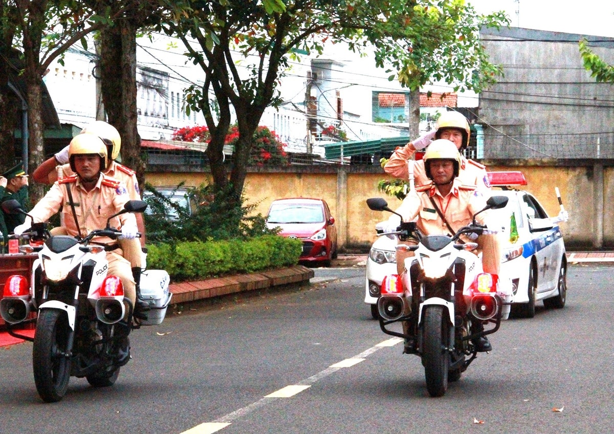 Công an Đắk Lắk đồng loạt ra quân trấn áp tội phạm trước, trong và sau Tết Nguyên đán Quý Mão