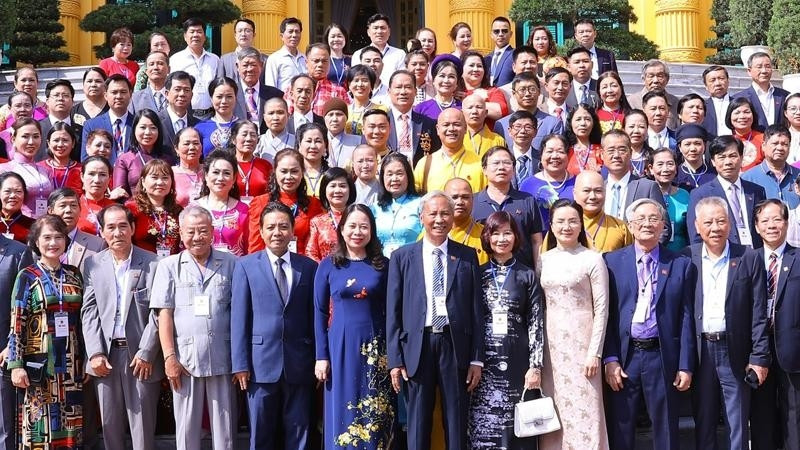 Phó Chủ tịch nước Võ Thị Ánh Xuân gặp mặt Đoàn đại biểu Hội Di sản văn hóa Việt Nam. Phó Chủ tịch nước Võ Thị Ánh Xuân gặp mặt Đoàn đại biểu Hội Di sản văn hóa Việt Nam.