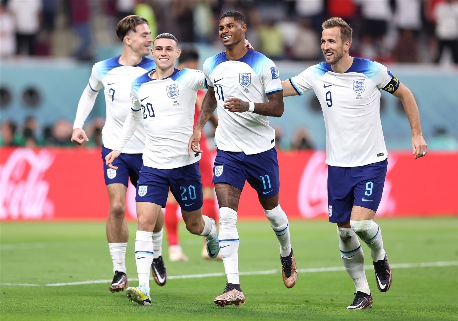 Đội tuyển Anh dễ dàng vượt qua đội tuyển Iran (Ảnh:FIFA)