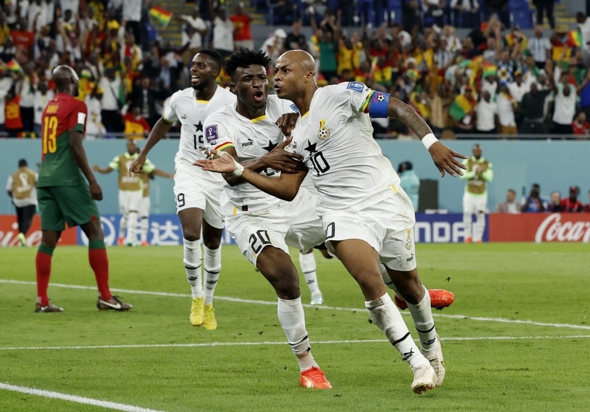 Hàng công đầy sức mạnh của Ghana sẽ khiến Hàn Quốc gặp nhiều khó khăn. Ảnh: FIFA