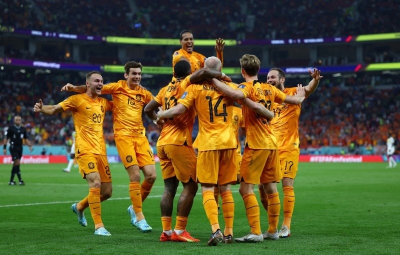 Hà Lan rất gần tấm vé đi tiếp tại World Cup 2022 . Ảnh: FIFA