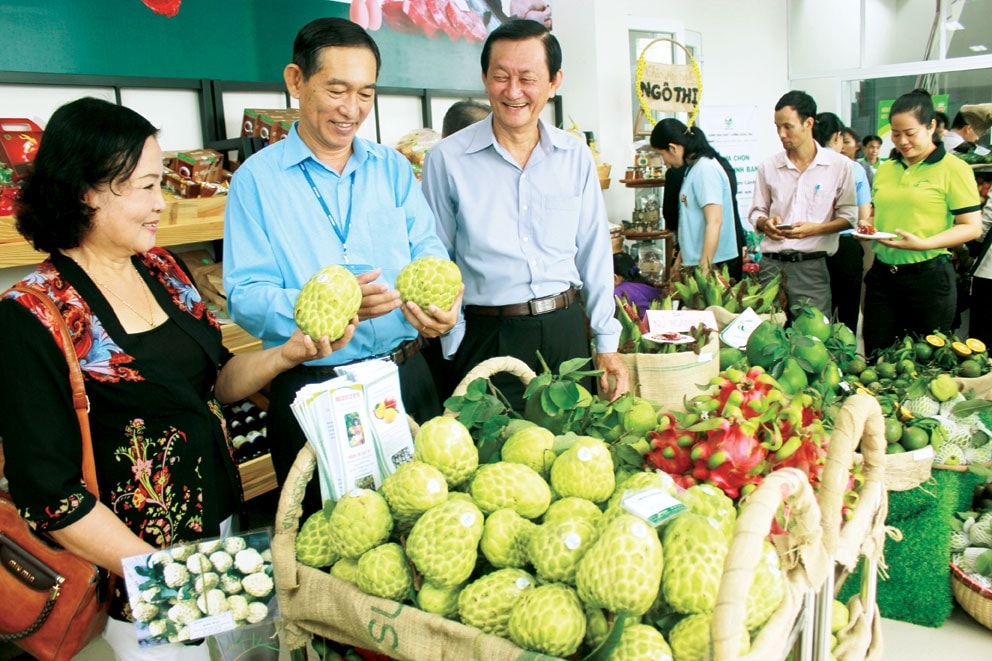 Đặc sản trái mãng cầu hạt lép có hiệu quả kinh tế cao của Tổ hợp tác trái cây Lộc Mai, huyện Định Quán (Ảnh: Lê Quyên) Đặc sản trái mãng cầu hạt lép có hiệu quả kinh tế cao của Tổ hợp tác trái cây Lộc Mai, huyện Định Quán (Ảnh: Lê Quyên)