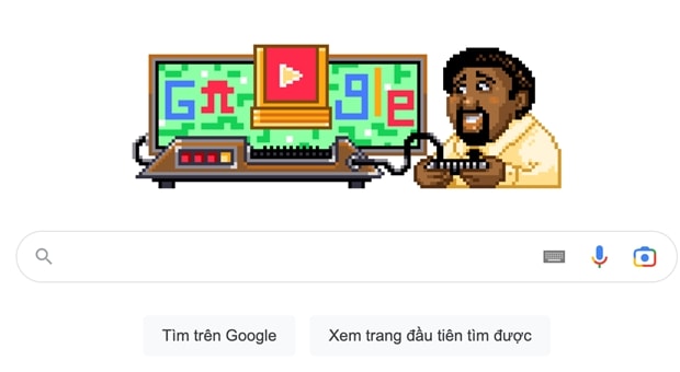 Google Doodle tôn vinh Jerry Lawson. (Ảnh chụp màn hình) Google Doodle tôn vinh Jerry Lawson. (Ảnh chụp màn hình)