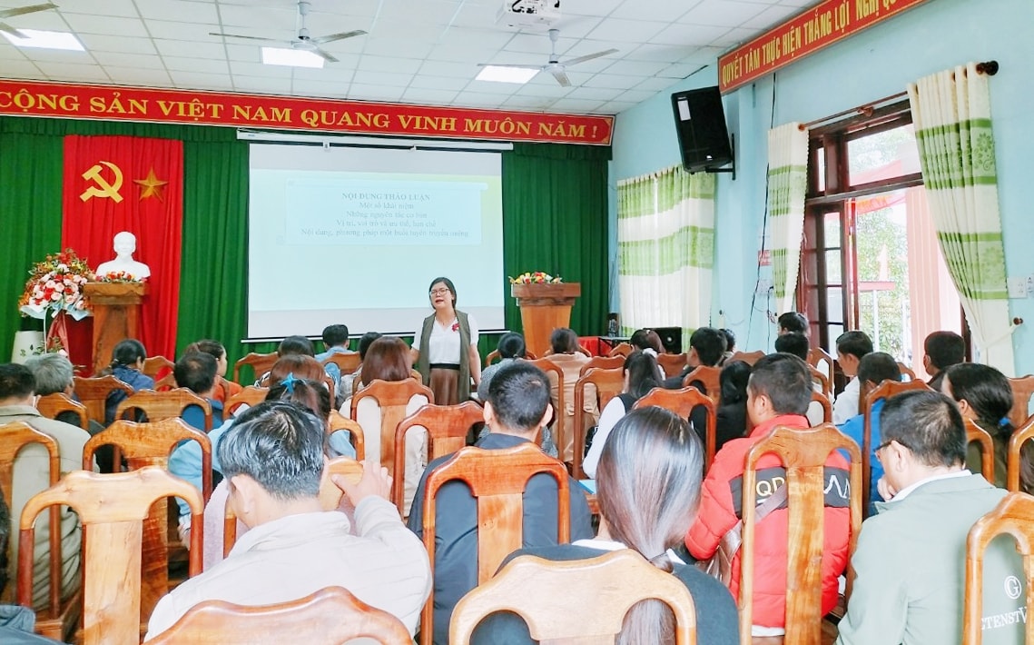 Quang cảnh lớp Tập huấn Quang cảnh lớp Tập huấn