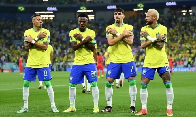 Brazil có chiến thắng dễ dàng trước Hàn Quốc (Ảnh Retuers) Brazil có chiến thắng dễ dàng trước Hàn Quốc (Ảnh Retuers)